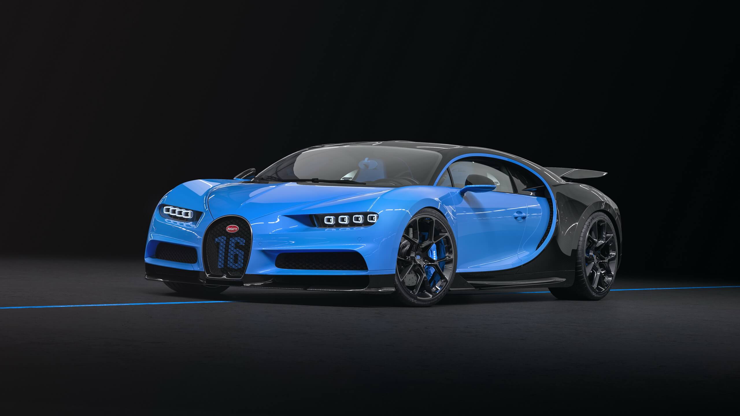 Bugatti Chiron Sport blue delivery miles for sale