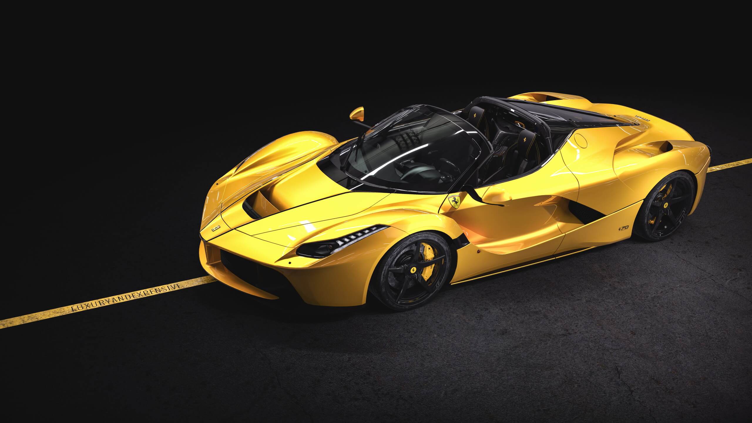 Ferrari LaFerrari Aperta Yellow for Sale mobile APP